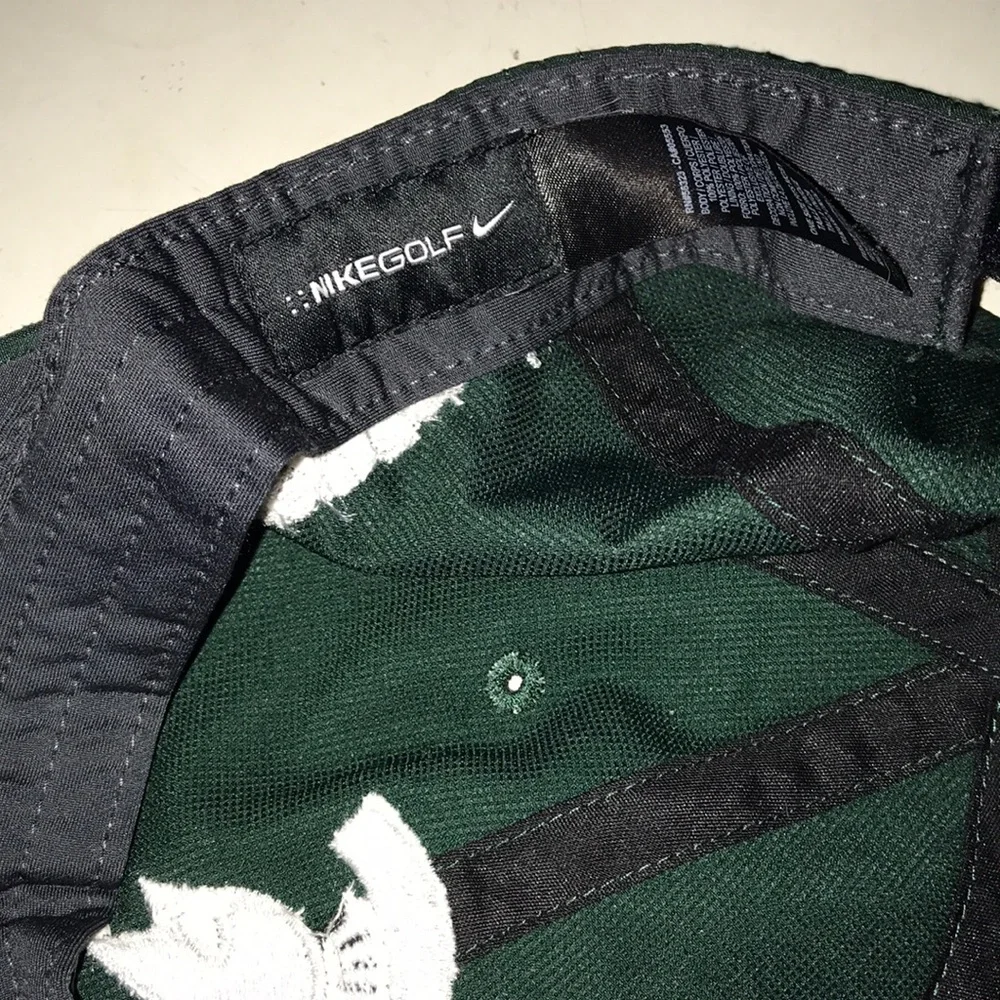 Nike Golf Mens Dark Green Michigan State MSU Spartans Baseball Cap Hat Strapback